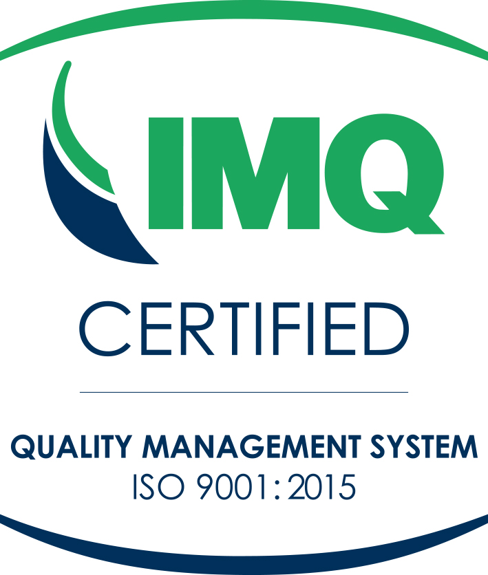 IMQ Certified - Quality Management System ISO 9001:2015